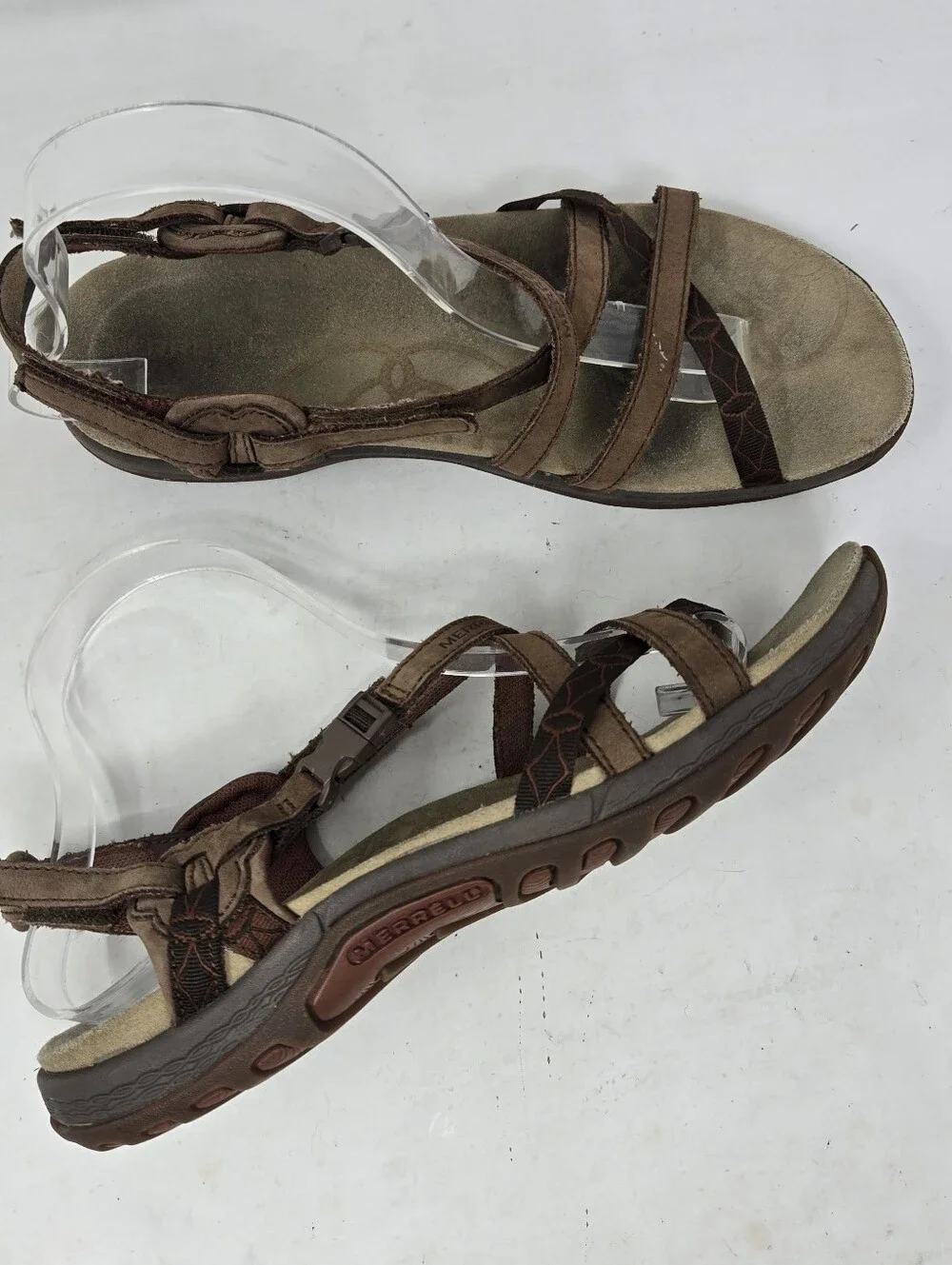 Merrell Comfort Strappy Slingback Slip on Open Toe Sandals Women's Size 9